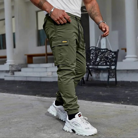 Lässige Cargohose für Herren mit Kordelzug