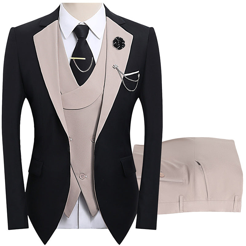 3-teiliger Herren-Anzug – Slim-Fit & Elegant – Für Hochzeit, Business & Events