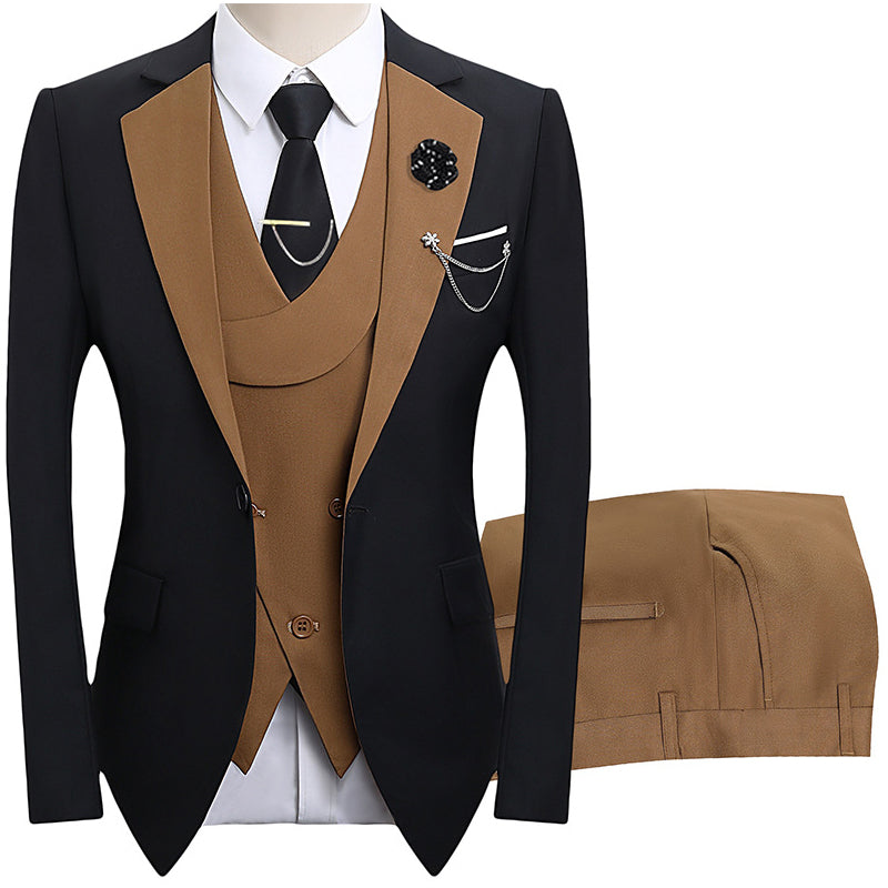 3-teiliger Herren-Anzug – Slim-Fit & Elegant – Für Hochzeit, Business & Events