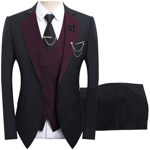 3-teiliger Herren-Anzug – Slim-Fit & Elegant – Für Hochzeit, Business & Events