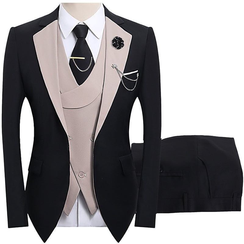 3-teiliger Herren-Anzug – Slim-Fit & Elegant – Für Hochzeit, Business & Events