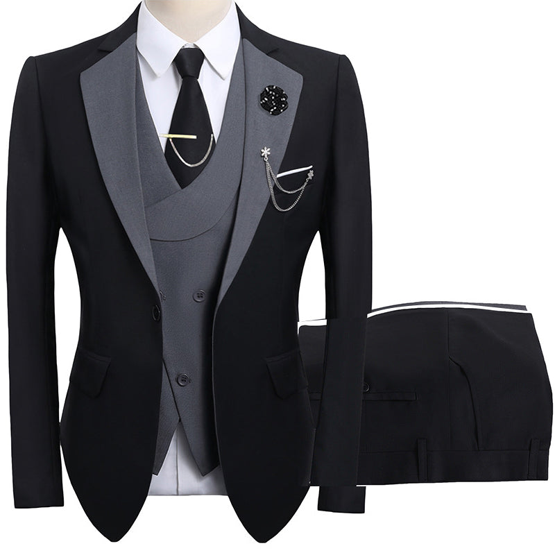 3-teiliger Herren-Anzug – Slim-Fit & Elegant – Für Hochzeit, Business & Events
