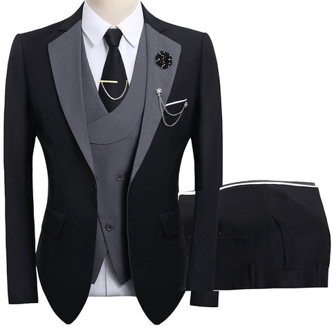 3-teiliger Herren-Anzug – Slim-Fit & Elegant – Für Hochzeit, Business & Events