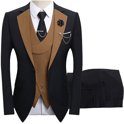 3-teiliger Herren-Anzug – Slim-Fit & Elegant – Für Hochzeit, Business & Events