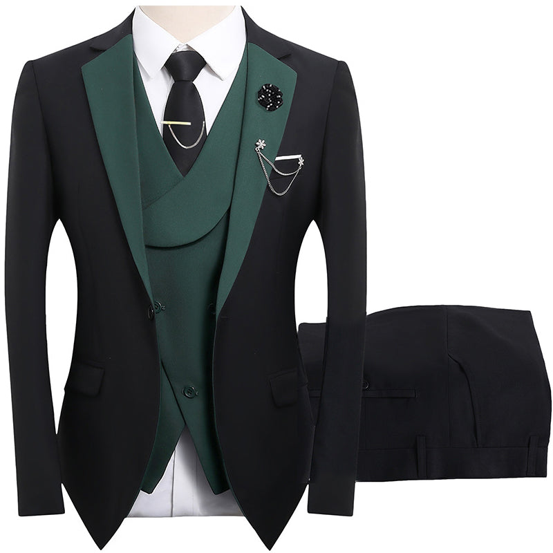 3-teiliger Herren-Anzug – Slim-Fit & Elegant – Für Hochzeit, Business & Events