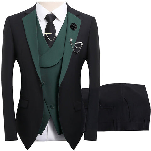 3-teiliger Herren-Anzug – Slim-Fit & Elegant – Für Hochzeit, Business & Events