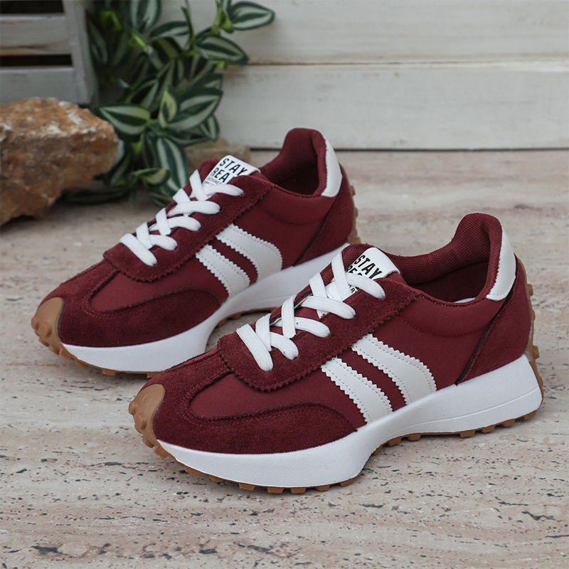 Damen-Freizeitschuhe – Klobige Sneaker Rutschfest & Retro-Design