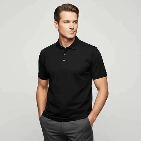 Schnell trocknendes Kurzarm-T-Shirt mit Reverskragen für Herren 💫