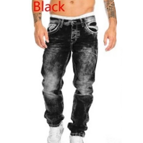 Kreative Stretch-Jeans für Herren, minimalistischer Stil, ideal für den Sommer