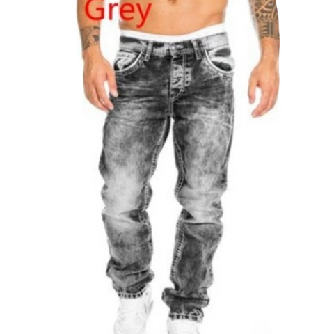 Kreative Stretch-Jeans für Herren, minimalistischer Stil, ideal für den Sommer