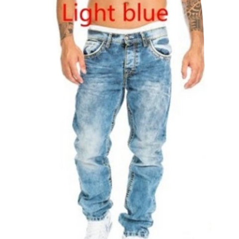 Kreative Stretch-Jeans für Herren, minimalistischer Stil, ideal für den Sommer