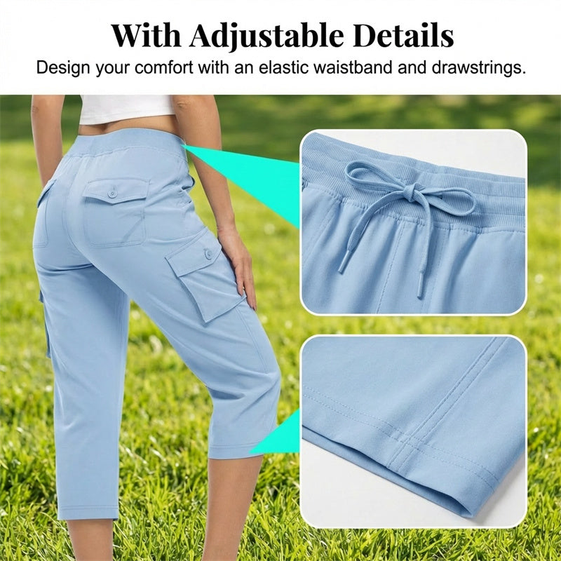 Leichte Cargo-Caprihosen für Damen🌿 Komfort und Stil für jedes Abenteuer 🌿