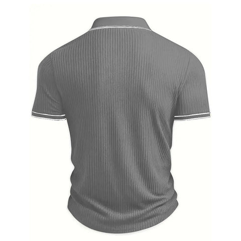 Sommer-Polohemd mit Kurzen Ärmeln – Moderne Passform & Ideal Für Freizeit & Arbeit