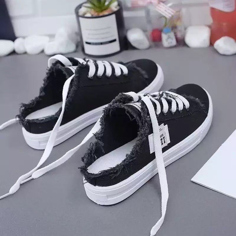 Damen Denim Mule Sneakers – Perfekt Für Einen Lässigen Sommerlook ☀️