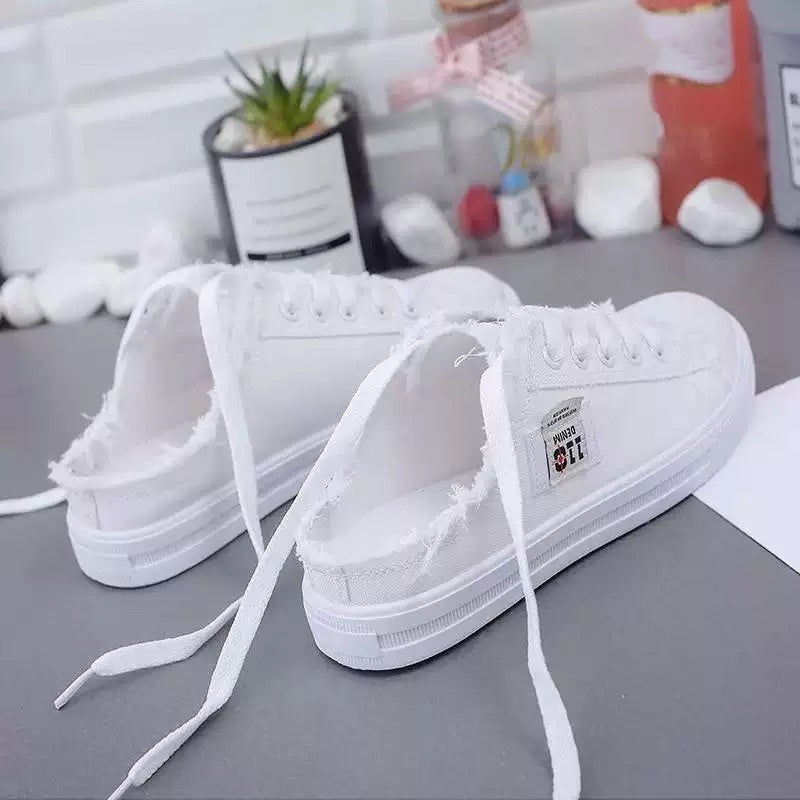 Damen Denim Mule Sneakers – Perfekt Für Einen Lässigen Sommerlook ☀️