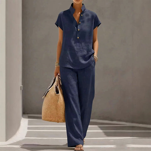 Damen-Set – T-Shirt & lange Hose – bequem & stylish für jeden Tag