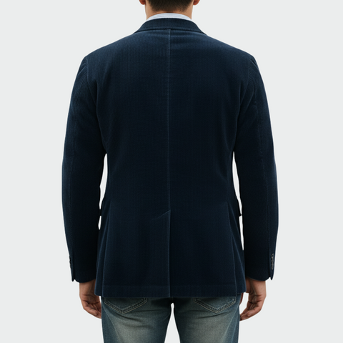 Tommy™ | 2-teiliges Set: Blazer und Weste aus Samt