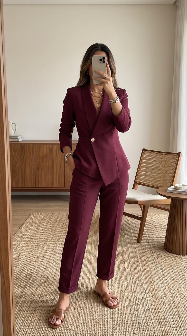 Norelia – Elegantes Damen-Anzug-Set für Büro & Freizeit, atmungsaktiv und bügelfrei
