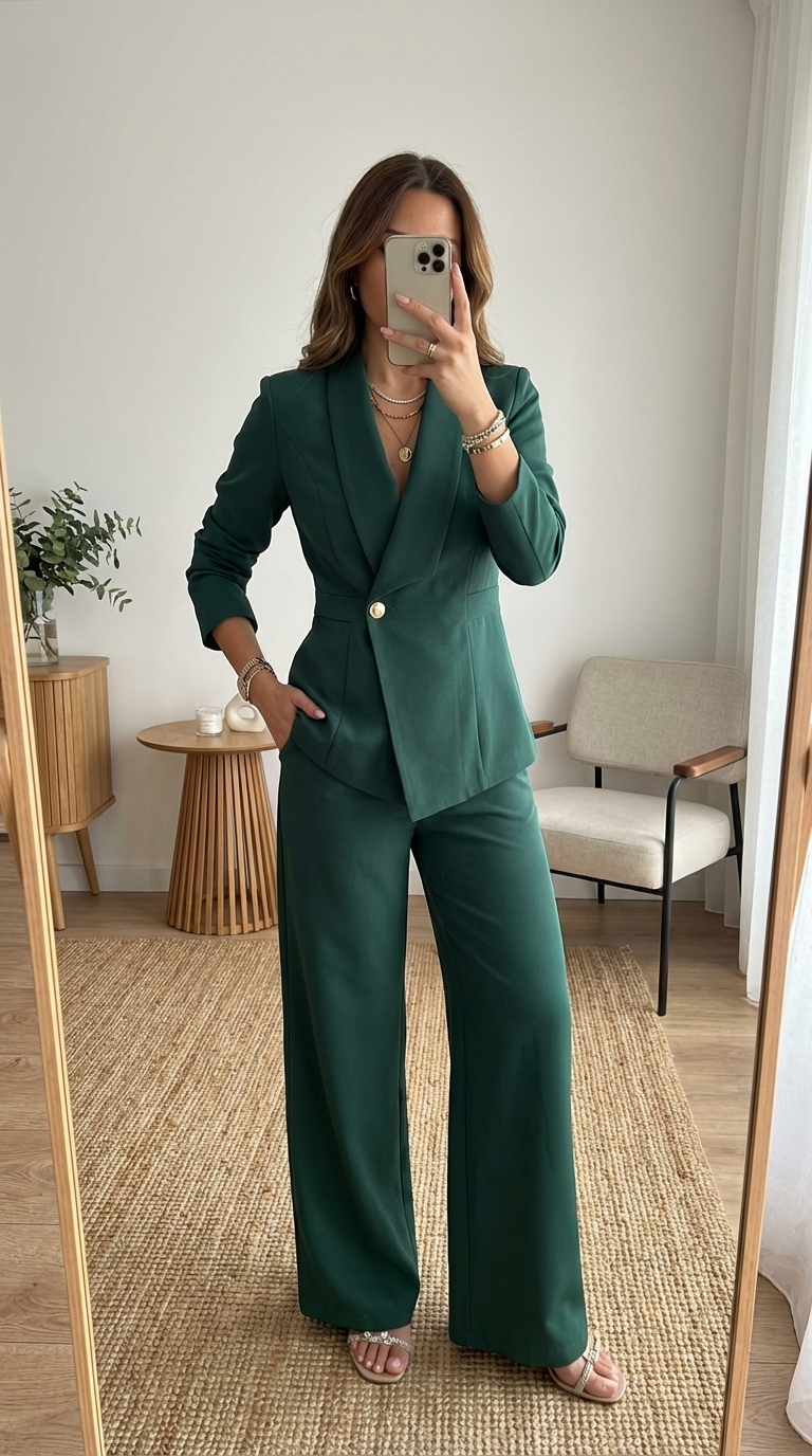 Norelia – Elegantes Damen-Anzug-Set für Büro & Freizeit, atmungsaktiv und bügelfrei