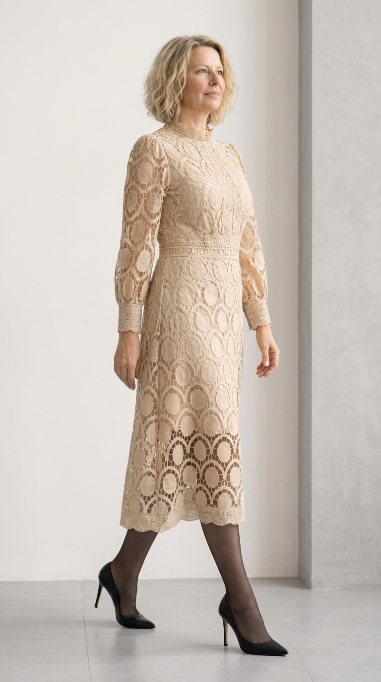 Seravelle – Sinnliches Spitzen-Maxikleid