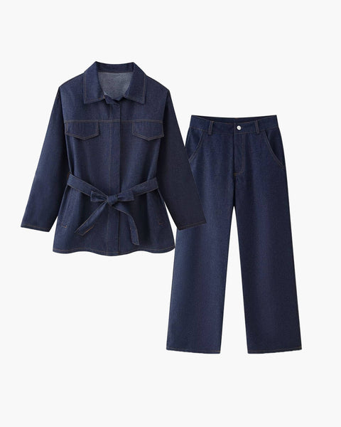 Avery Gürteltaschen-Denim-Set