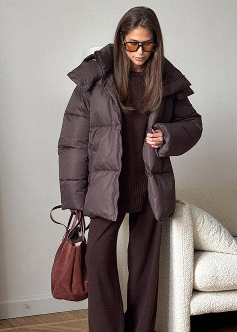 Sheila Pufferjacke mit abnehmbarer Kapuze