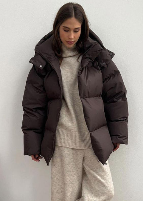 Sheila Pufferjacke mit abnehmbarer Kapuze
