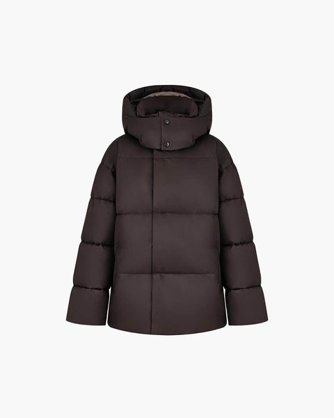 Sheila Pufferjacke mit abnehmbarer Kapuze